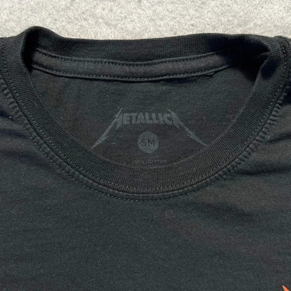 Metallica And Justice For All Graphic T-Shirt Small Black Rock Band